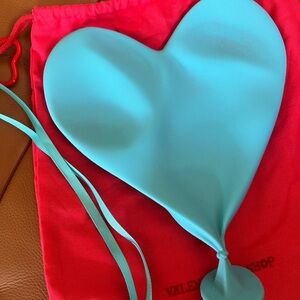 CJ Hendry Deflated Heart Balloon- sky blue